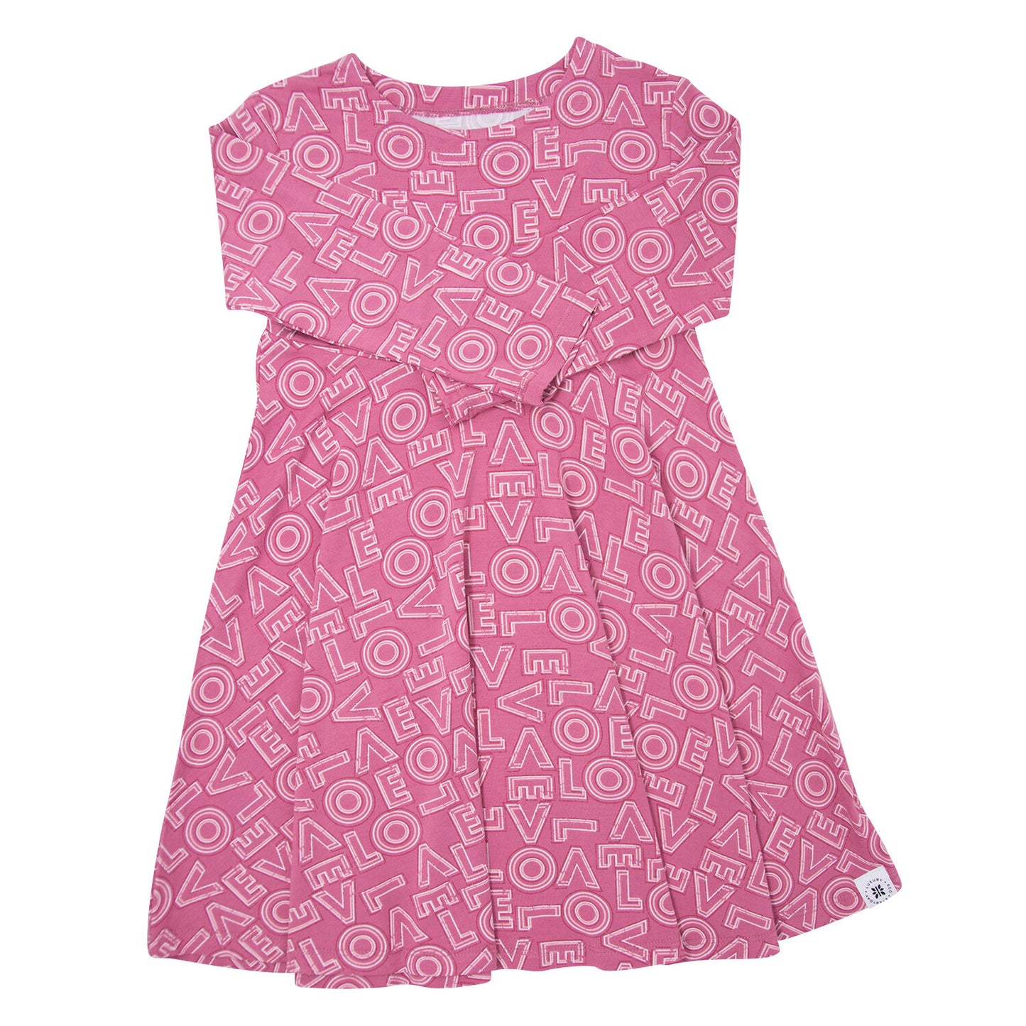 All You Need Is Love Swirly Dress