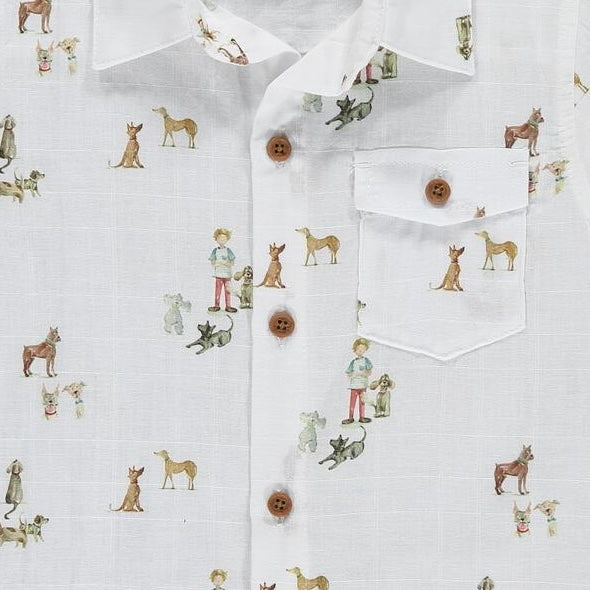 Henry Print Shirt