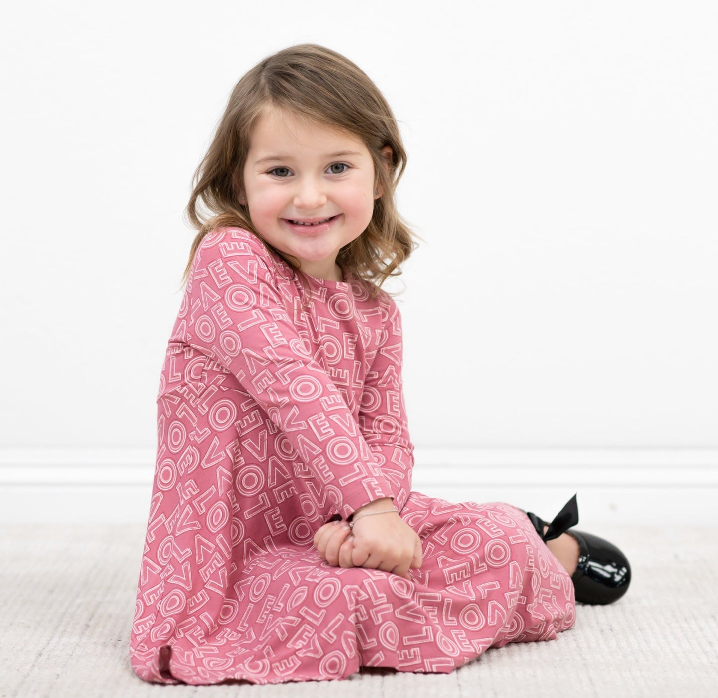 All You Need Is Love Swirly Dress