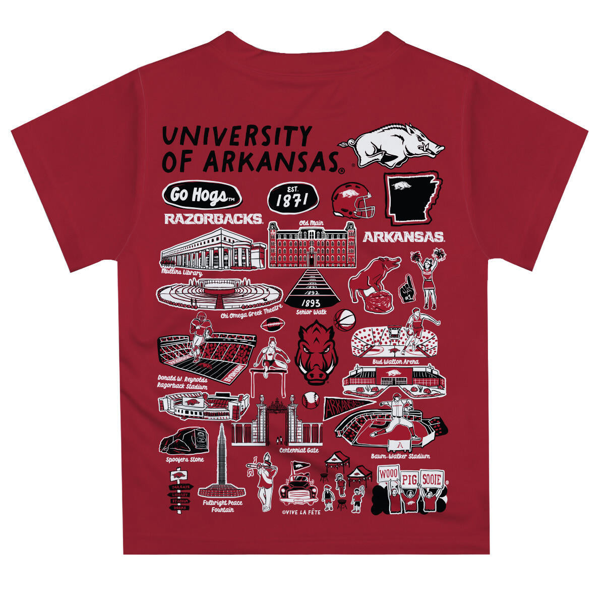 AR Razorbacks Impressions Tee