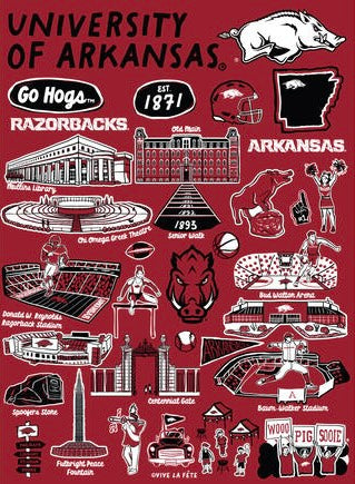 AR Razorbacks Impressions Tee