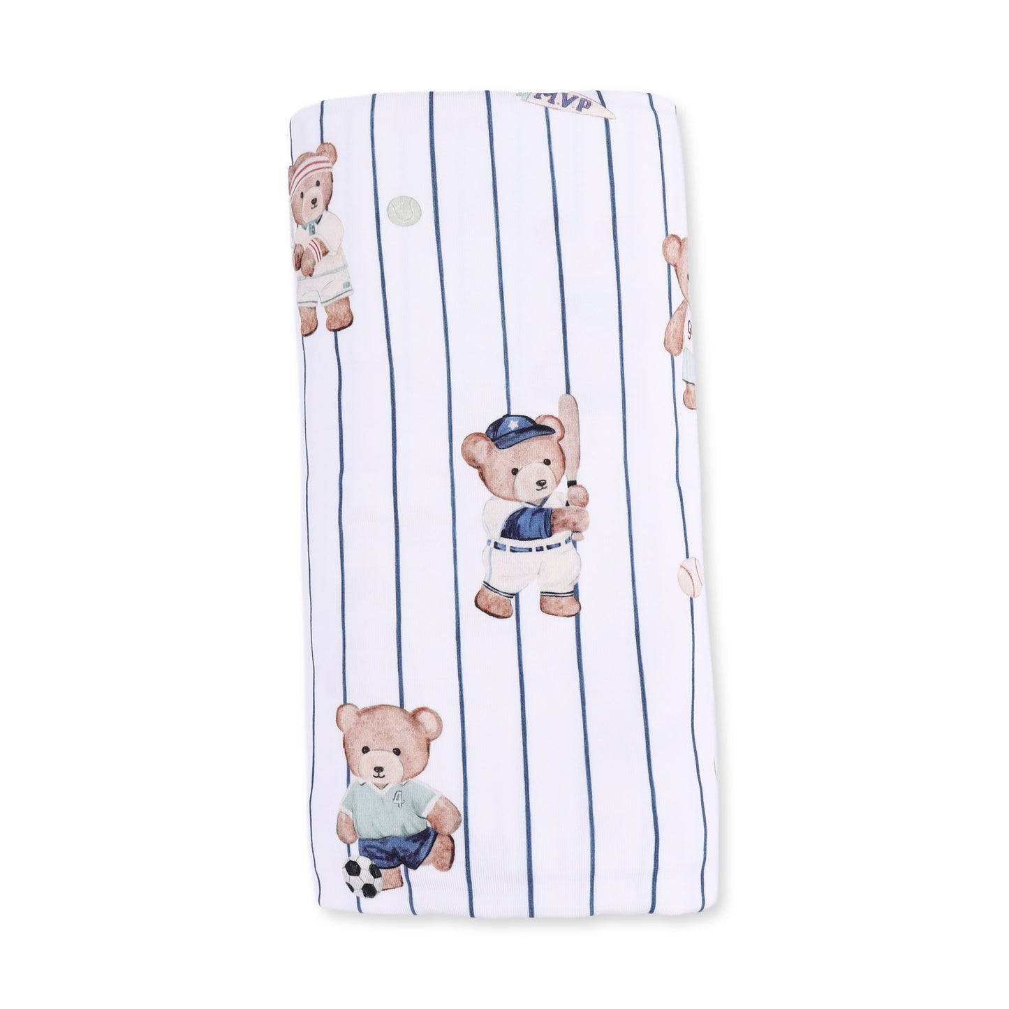 Sports Bears Swaddle Blanket