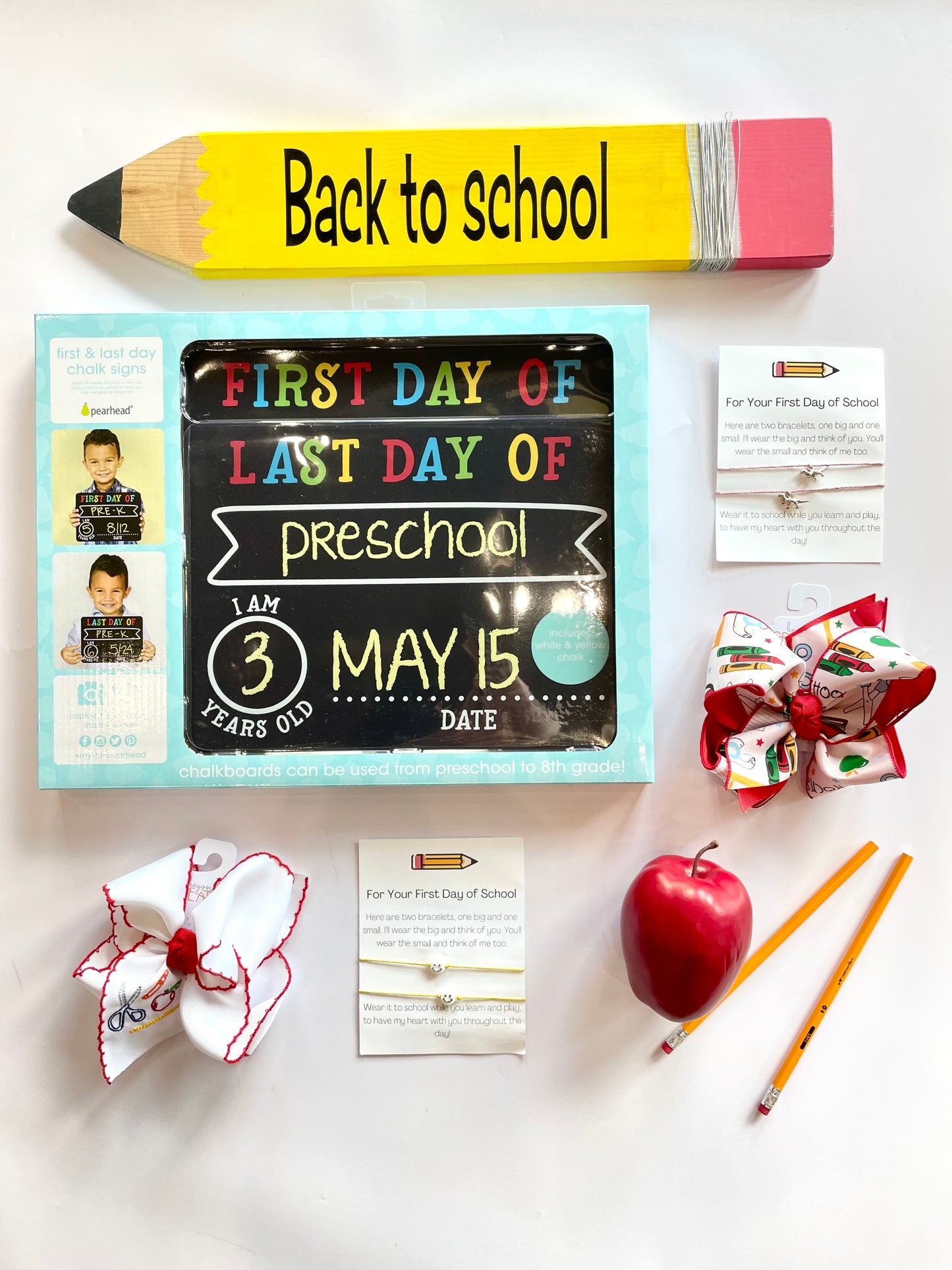 First & Last Day of School Chalkboard