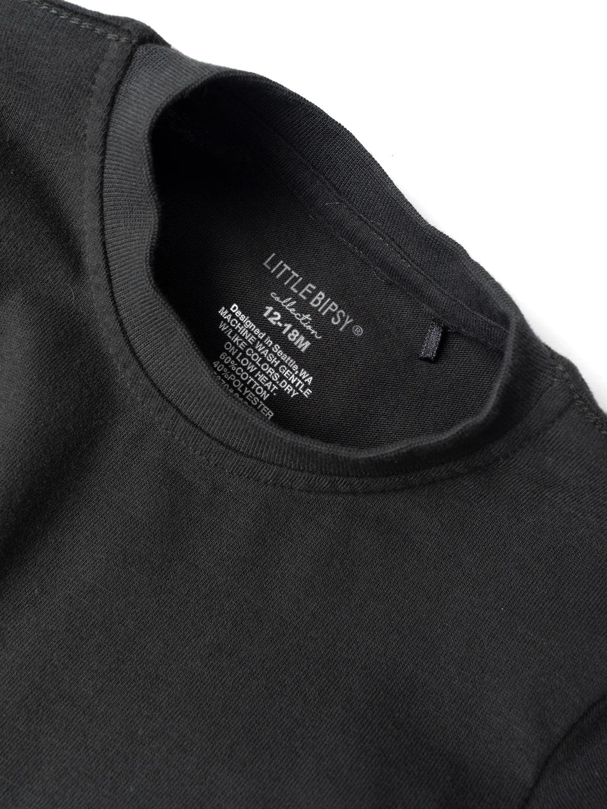 Elevated Tee-Charcoal