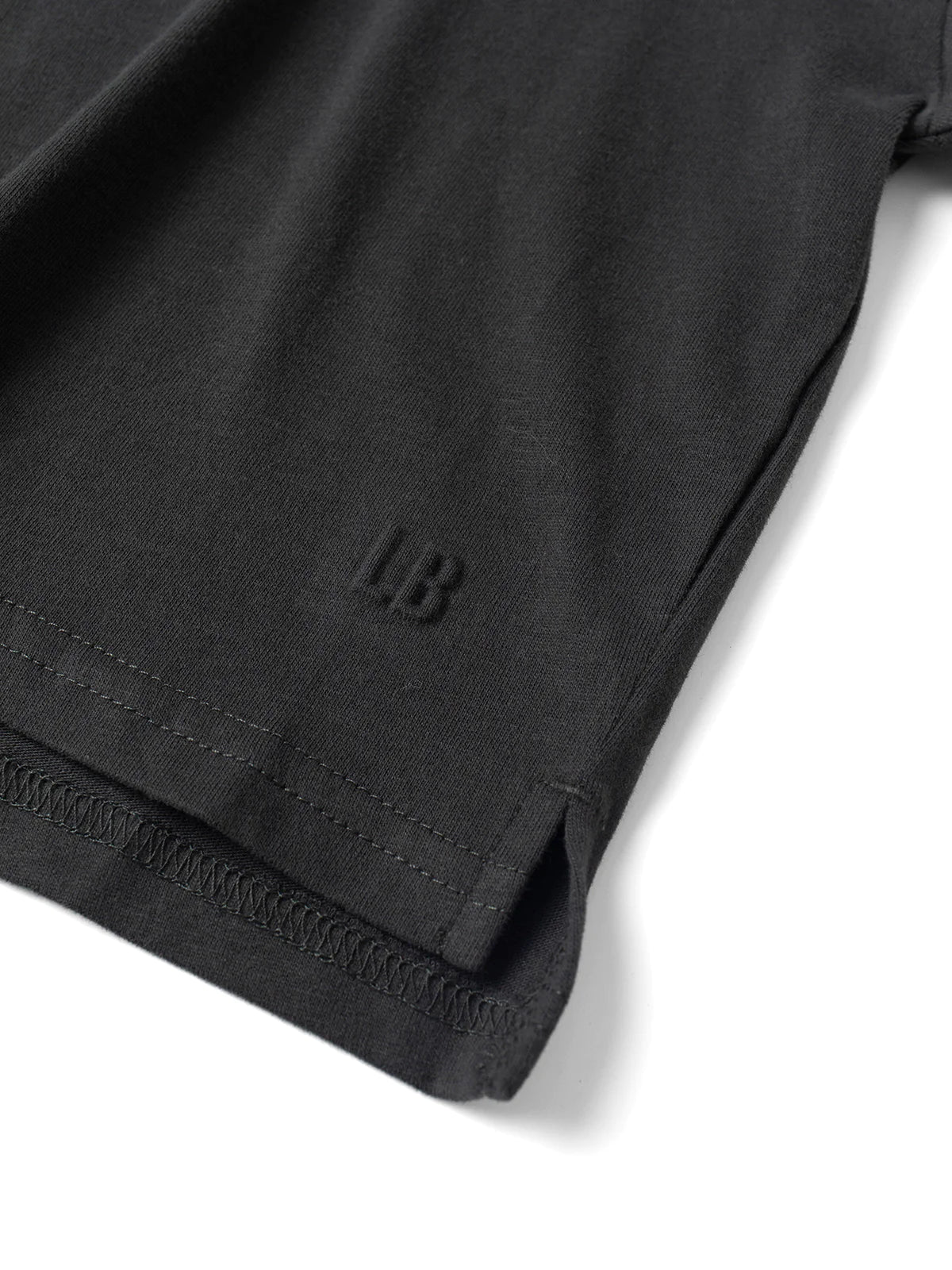 Elevated Tee-Charcoal