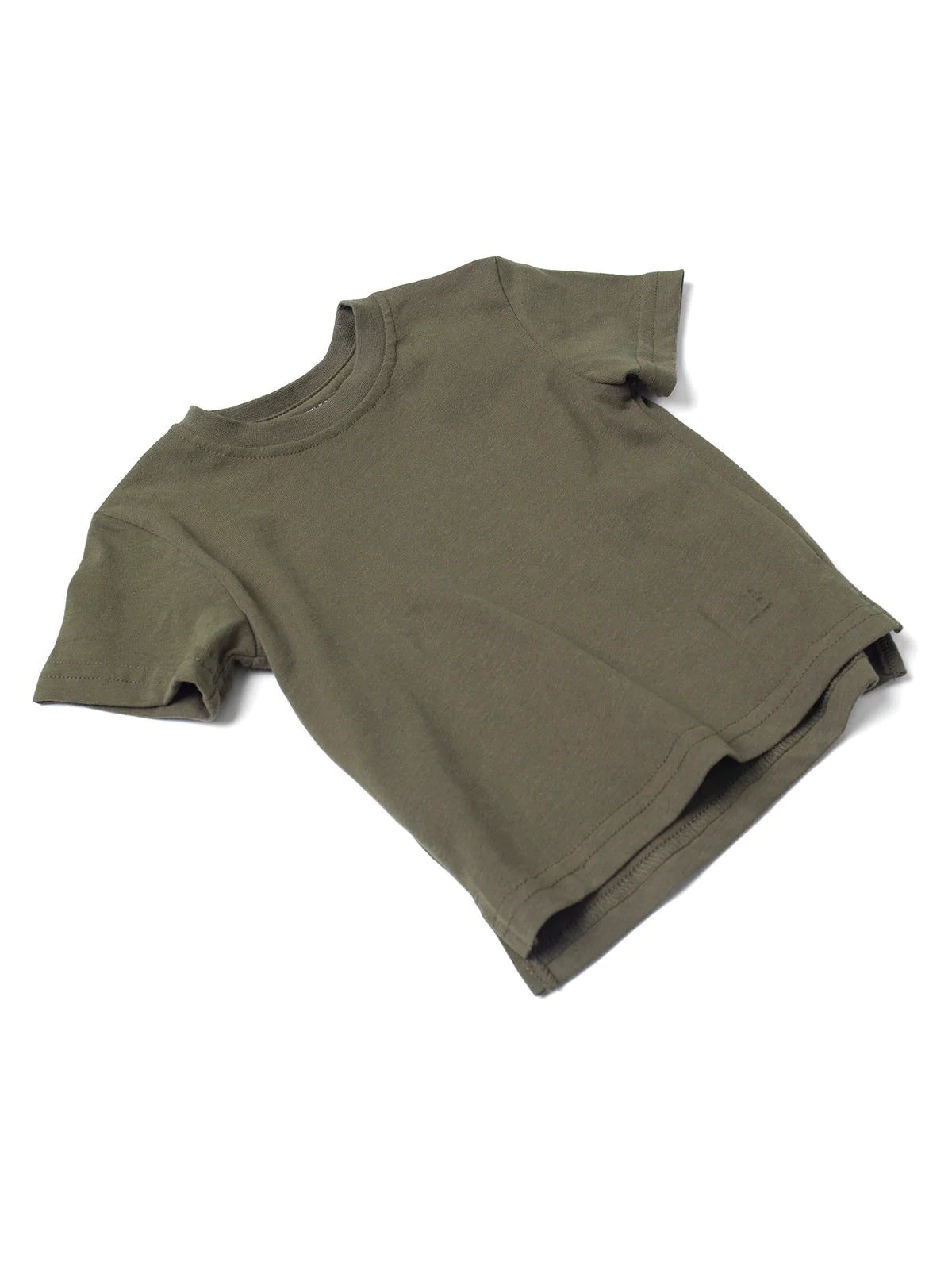 Elevated Tee-Dk Moss