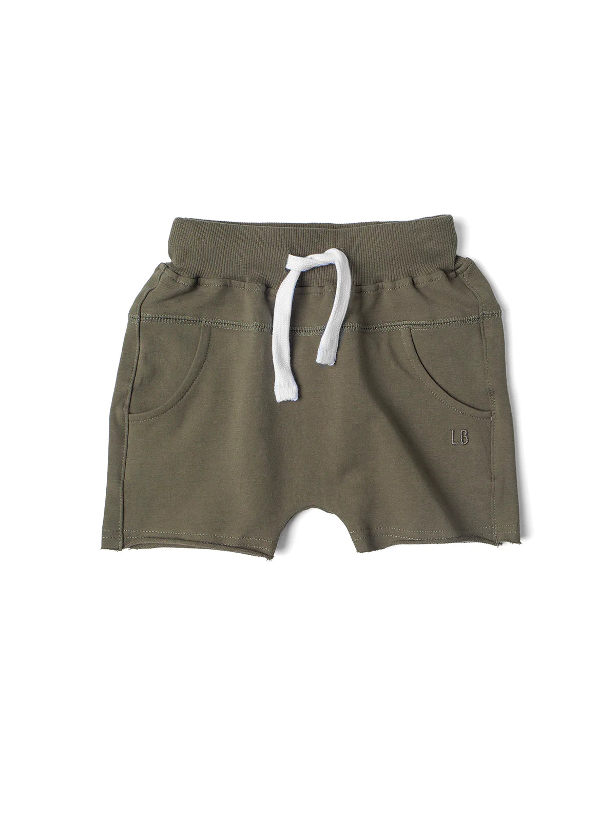 Raw Edge Harem Shorts
