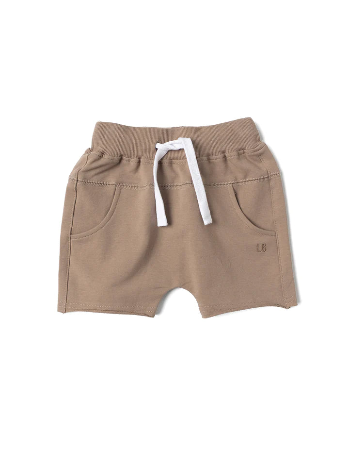 Raw Edge Harem Shorts