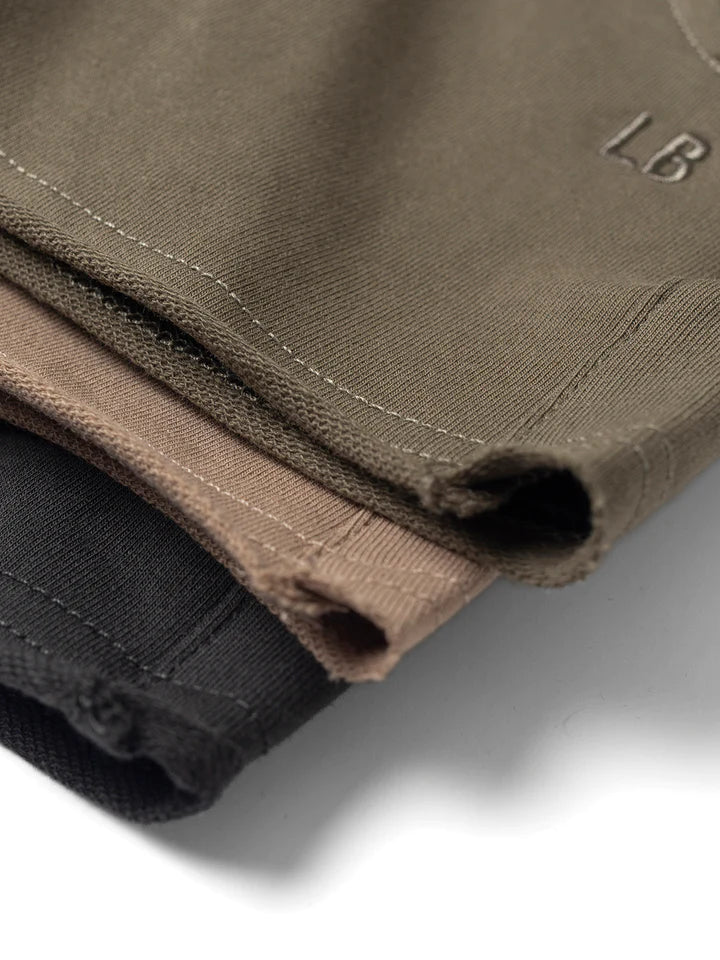 Raw Edge Harem Shorts