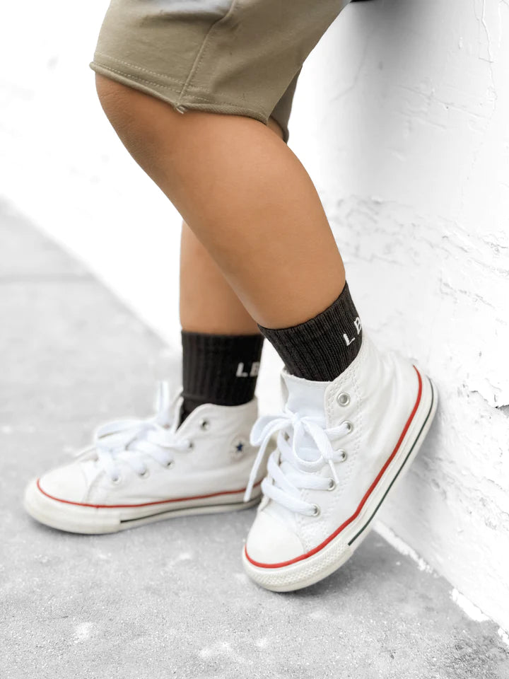 Socks-3 Pk Charcoal/Taupe/Dk Moss