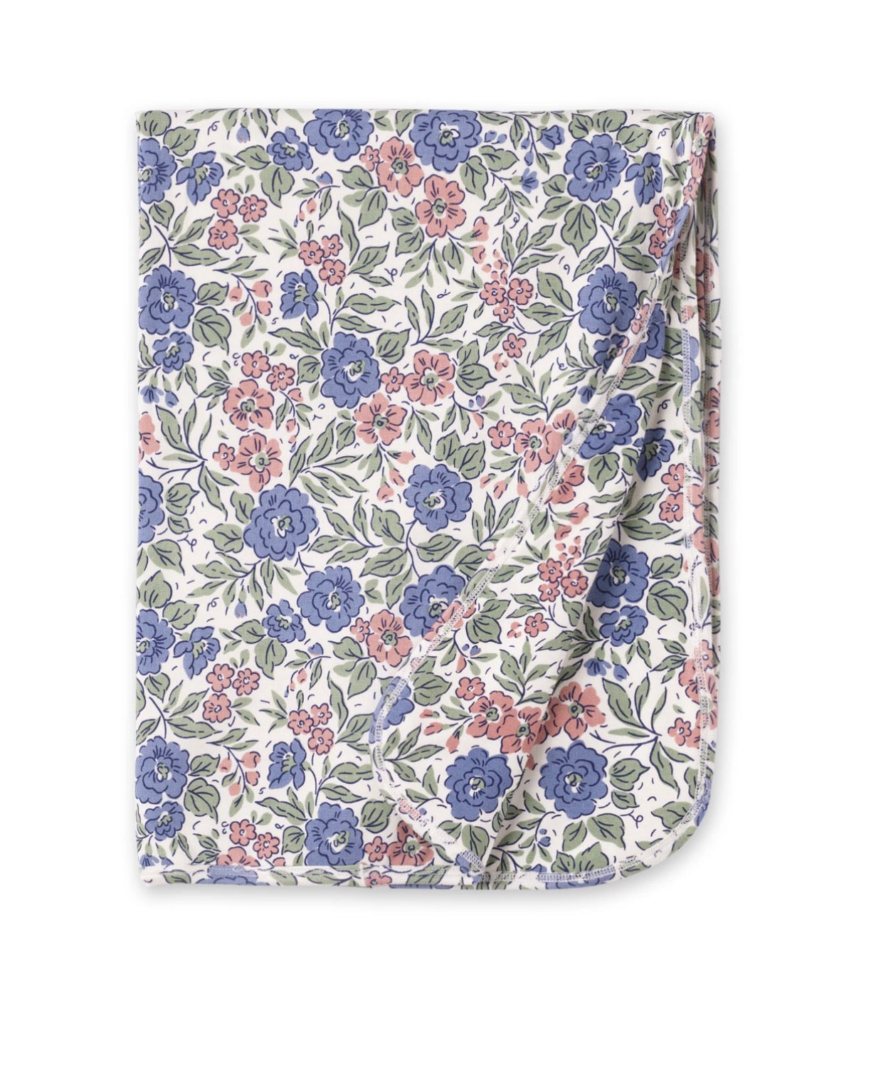 Vintage Floral Stroller Blanket