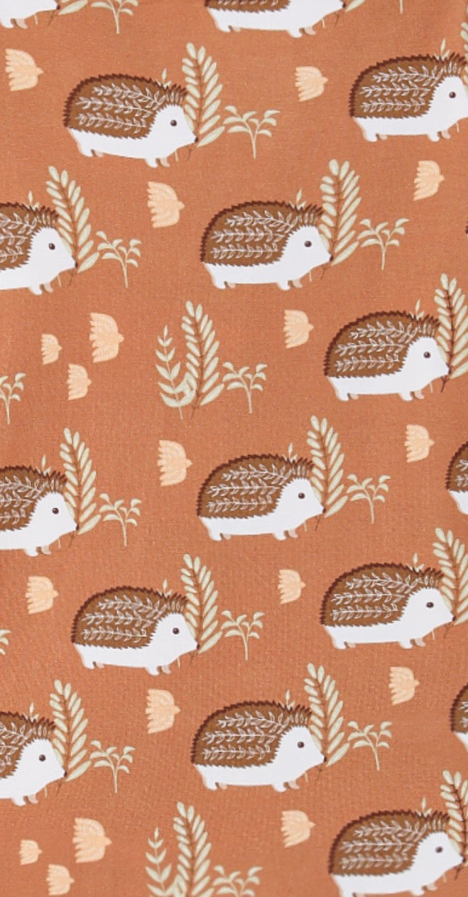 Hedgehog Zipper Footie
