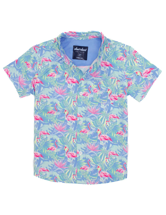 Flamingo Print Shirt