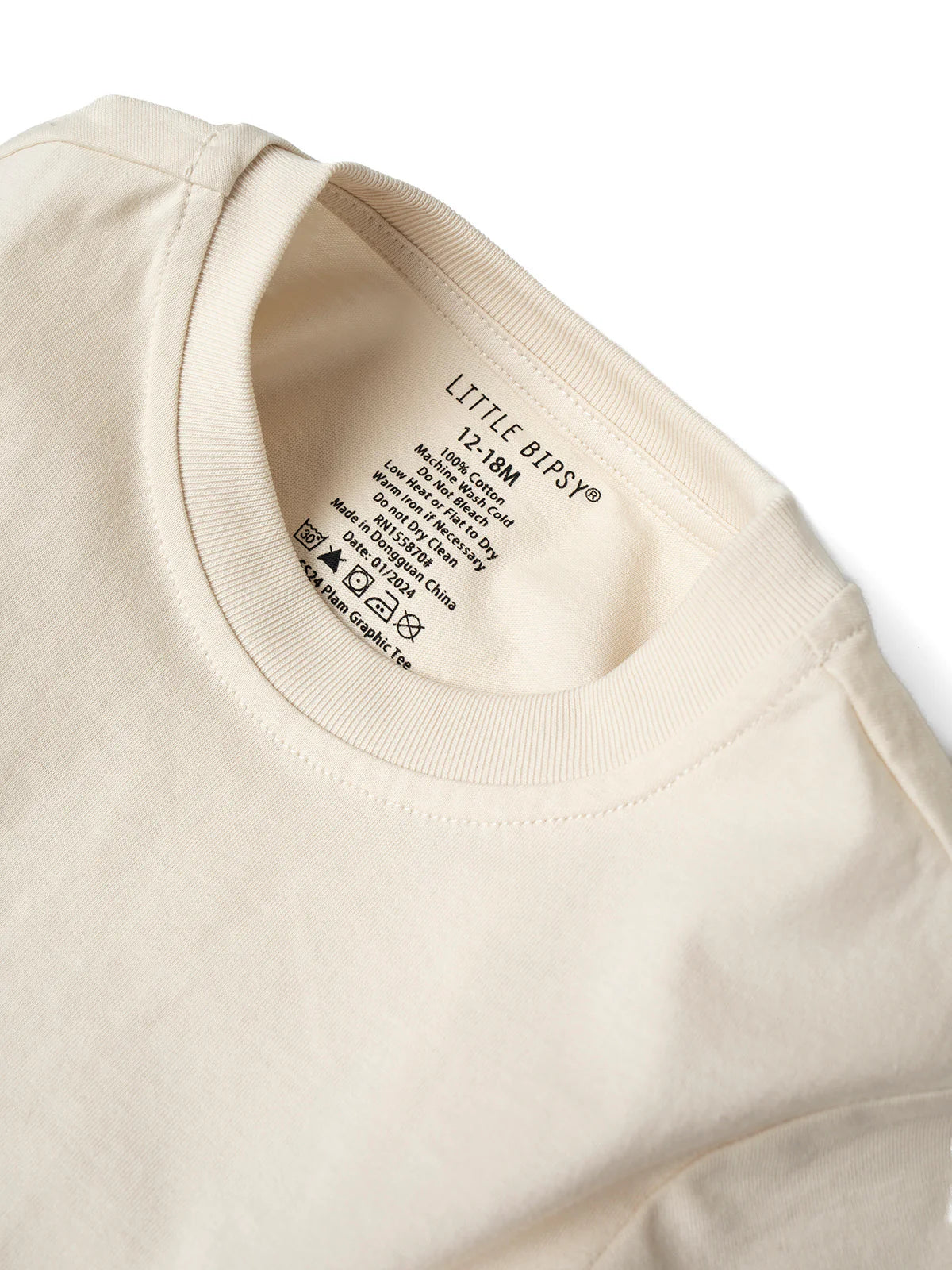 Resort Palm Tee-Cream