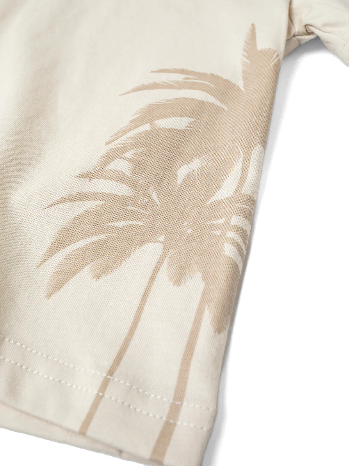 Resort Palm Tee-Cream