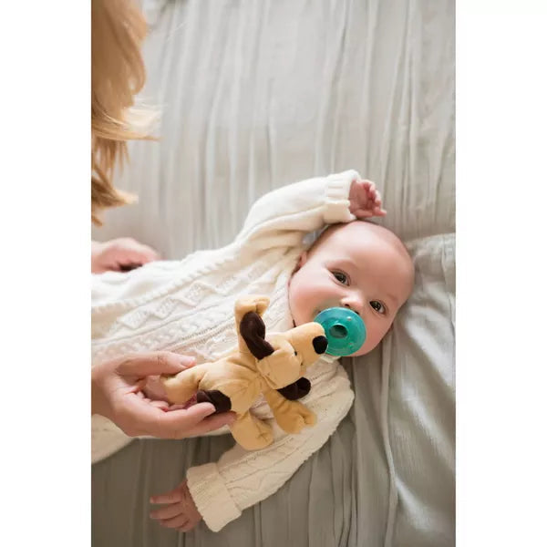 Wubbanub Pacifiers-Brown Puppy