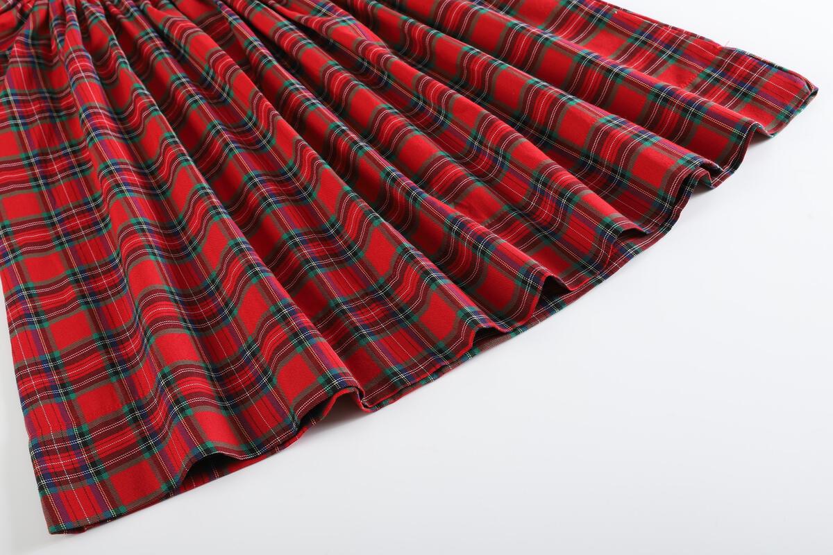 Red/Green Plaid Dress
