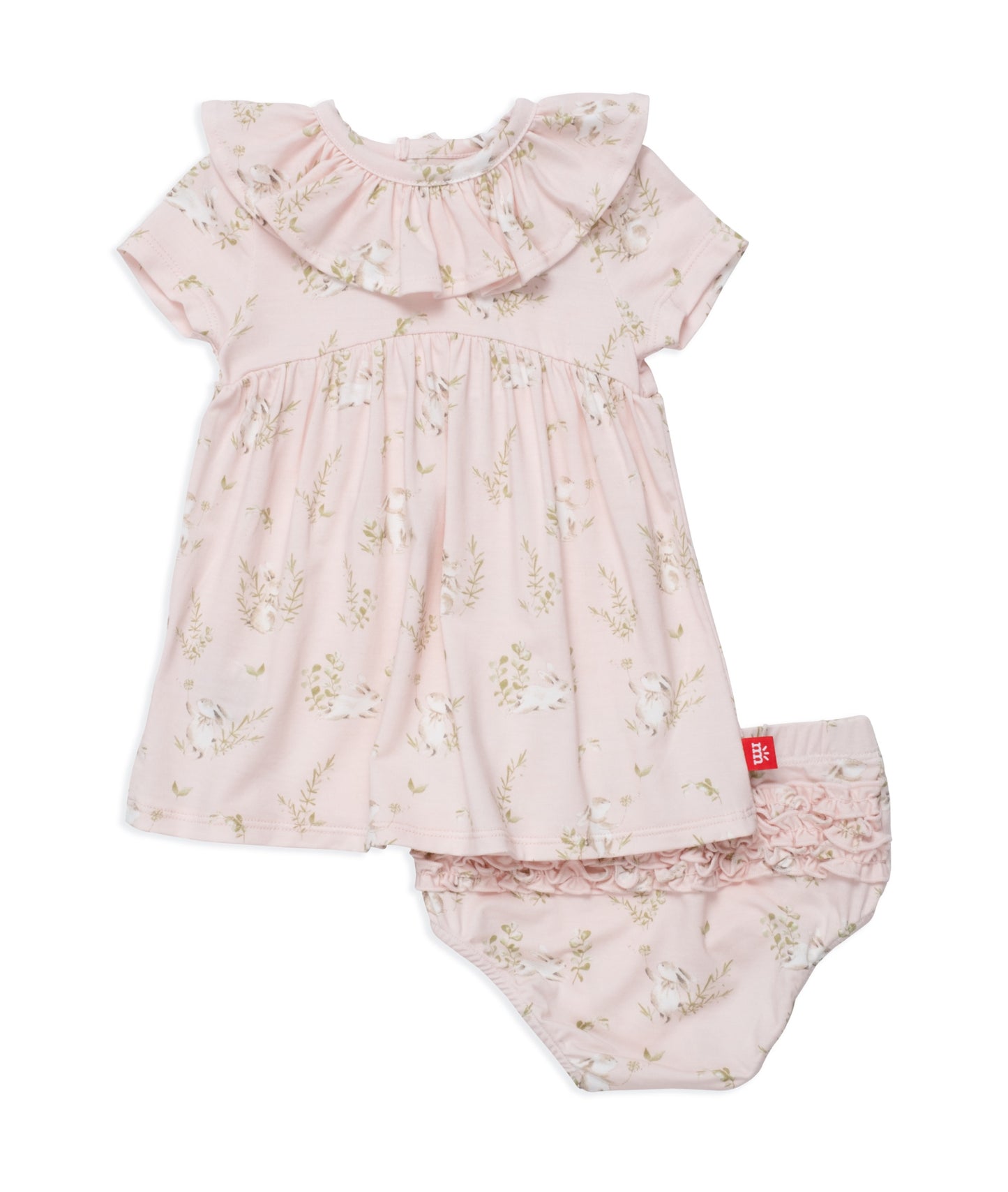 Hoppily Ever After Dress + Diaper Cover