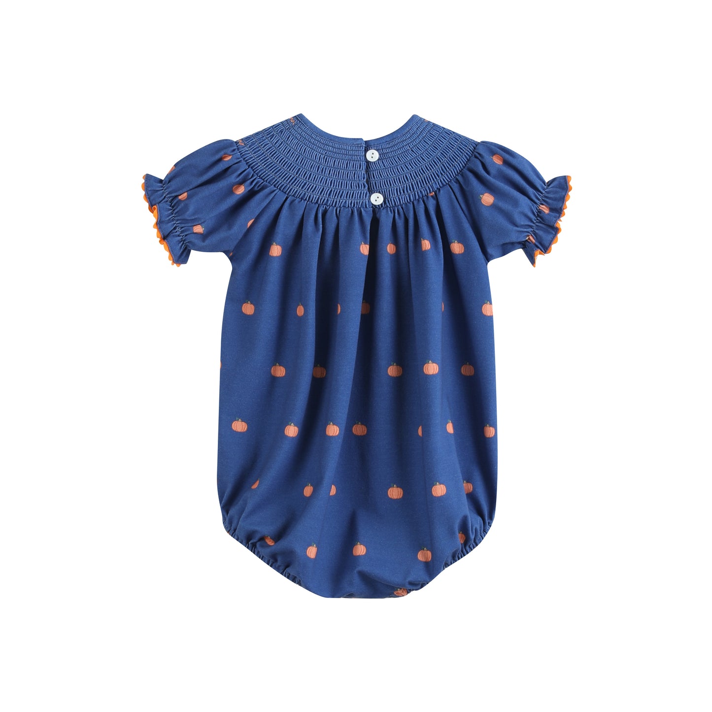 Pumpkin Smocked Romper