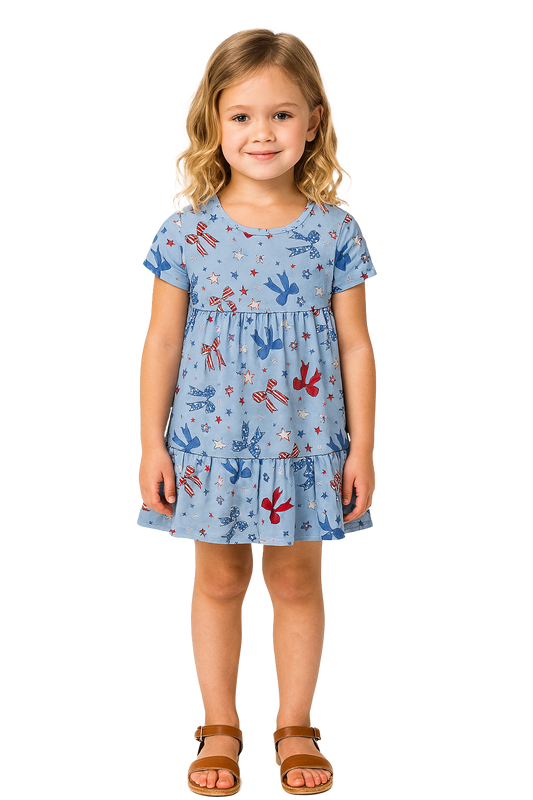 Red/White/Blue Bow Dress