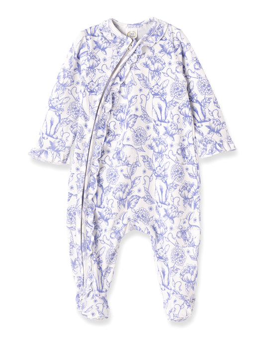 Bunny Toile Romper