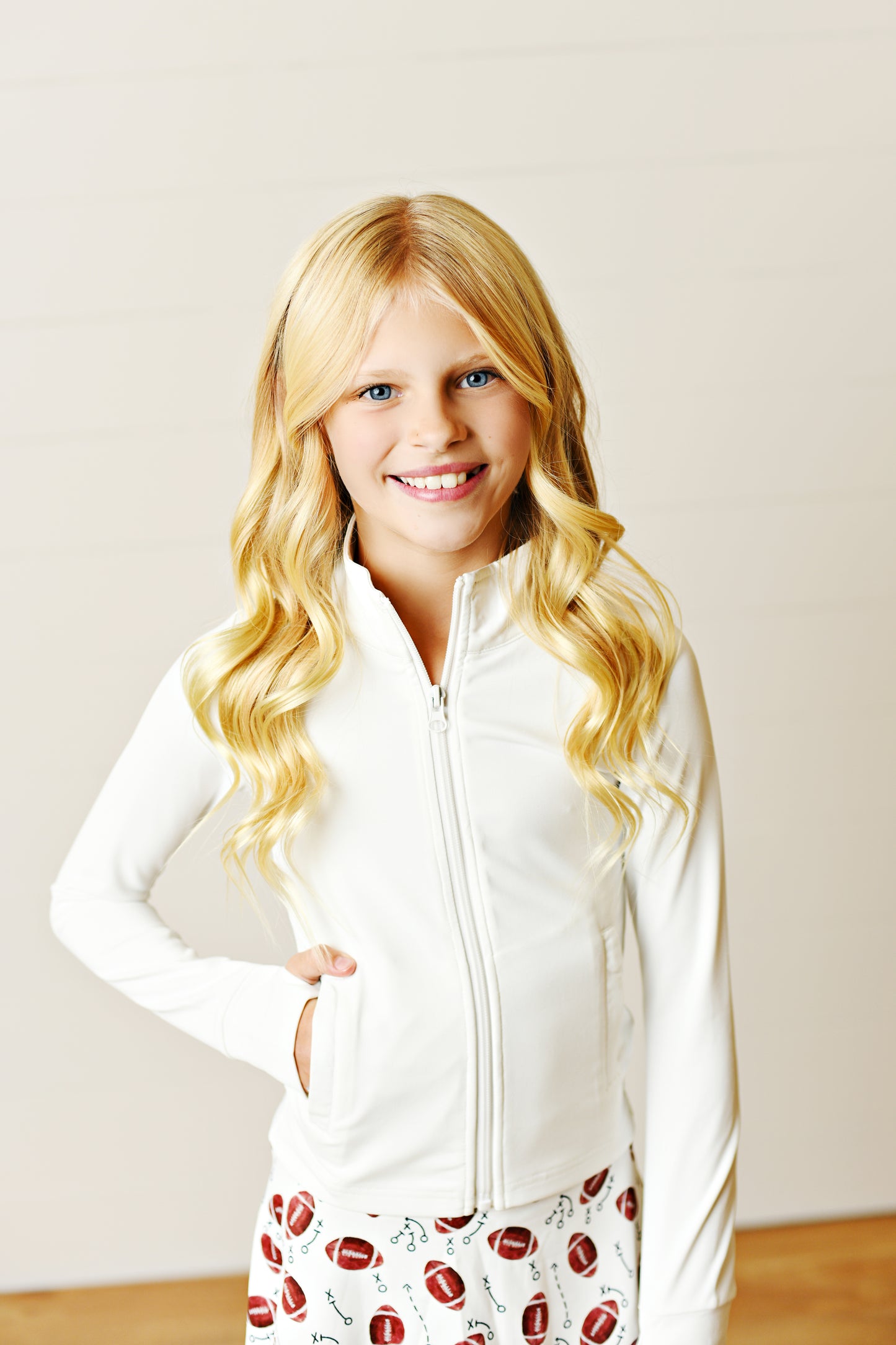 White Activewear Jacket