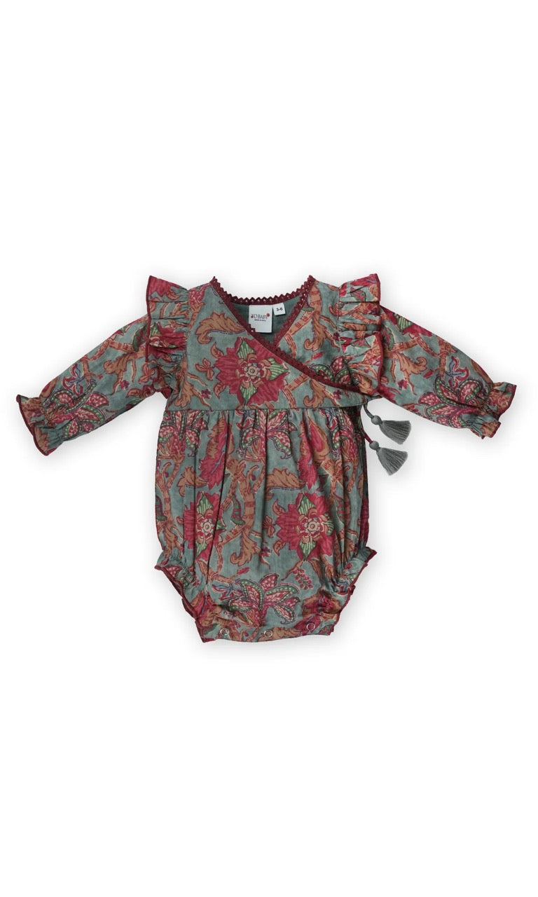 Red Floral Bubble