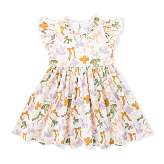 Bow Flutter Dress
