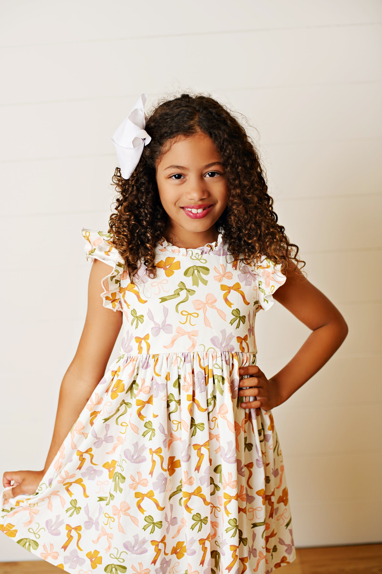 Bow Flutter Dress