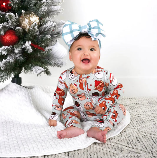 Rudolph Zip Romper