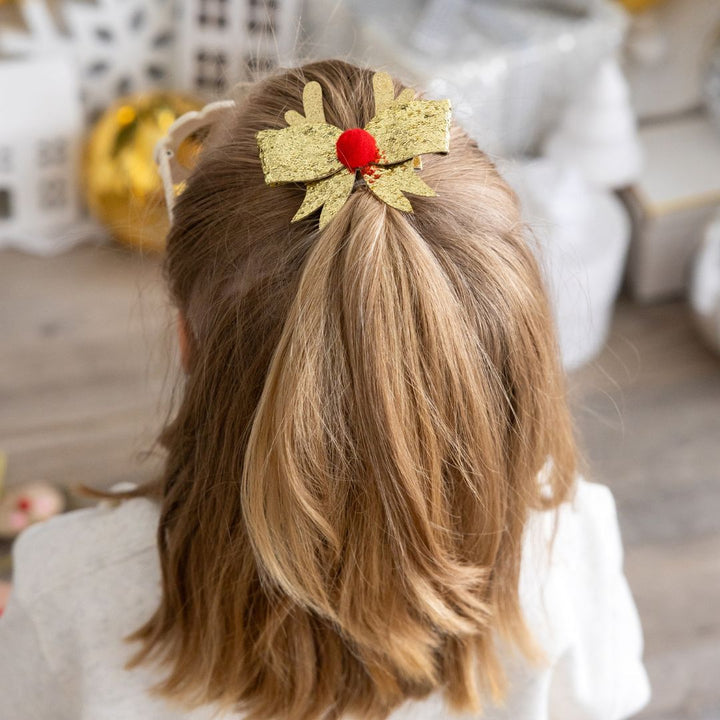 Reindeer Bow Clip