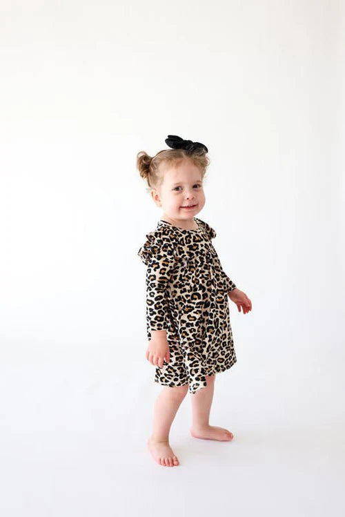 Lana Leopard Flutter Dress