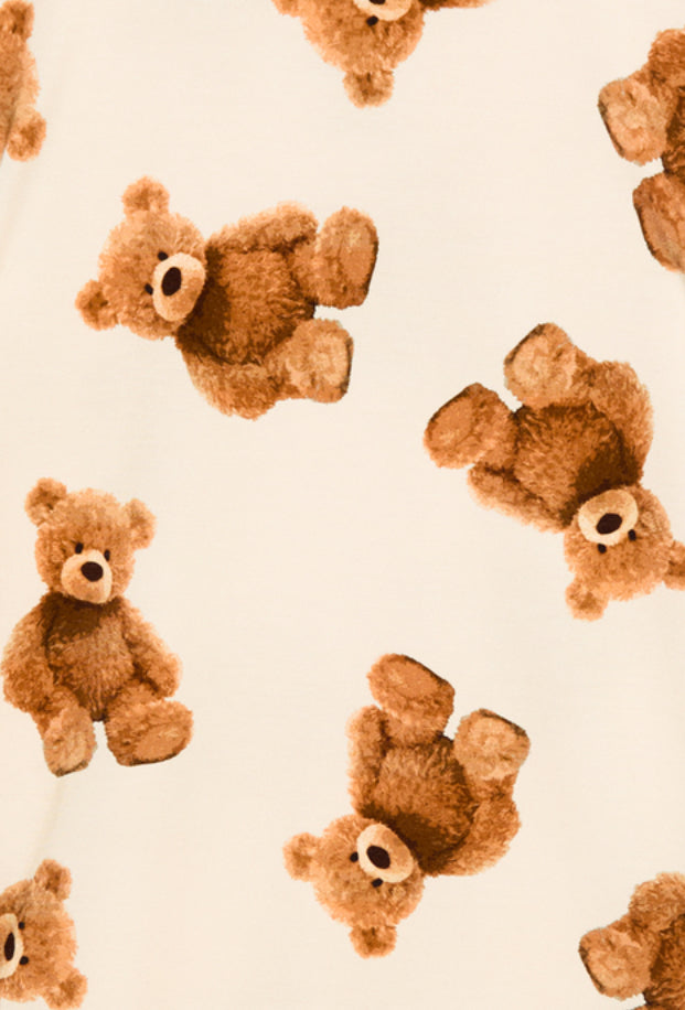 Teddy Freddy Zippered Footie