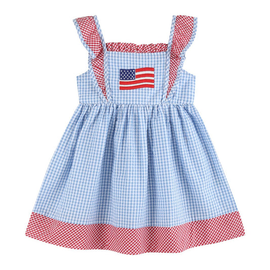 American Flag Ruffle Dress