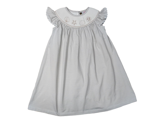 Seashell Smocked Bishop Dress