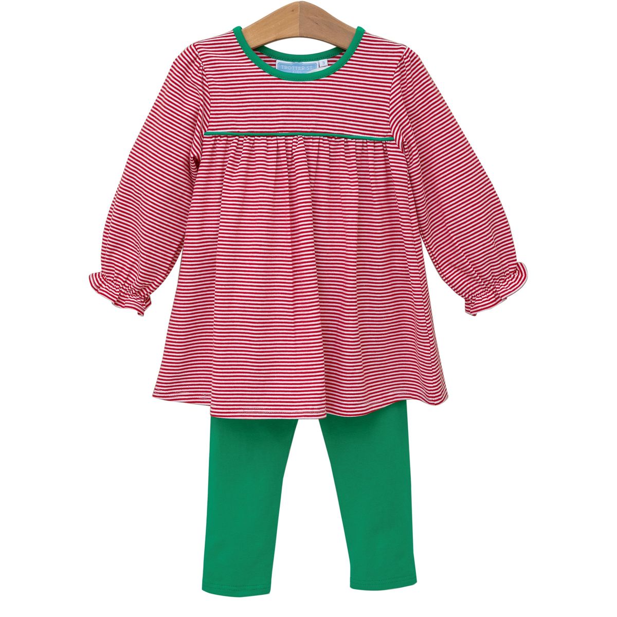 Ellie Pant Set-Red Stripe
