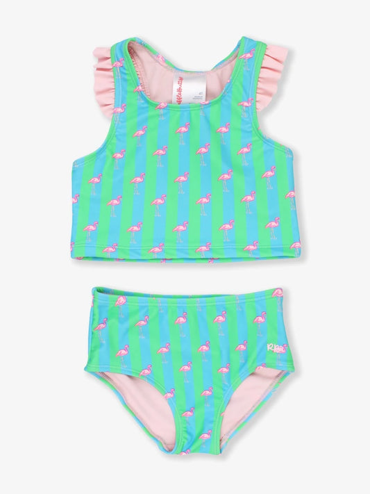 Flamingo Stripe Tankini