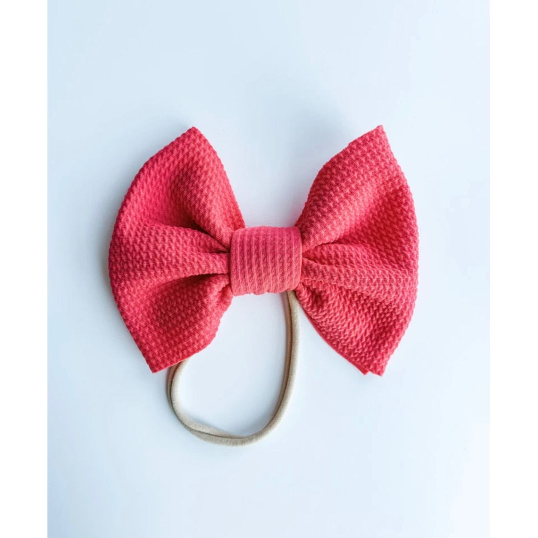 Coral Chandler Bow on Nylon