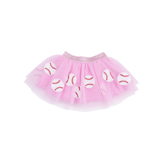 Baseball Pink Tutu Skirt