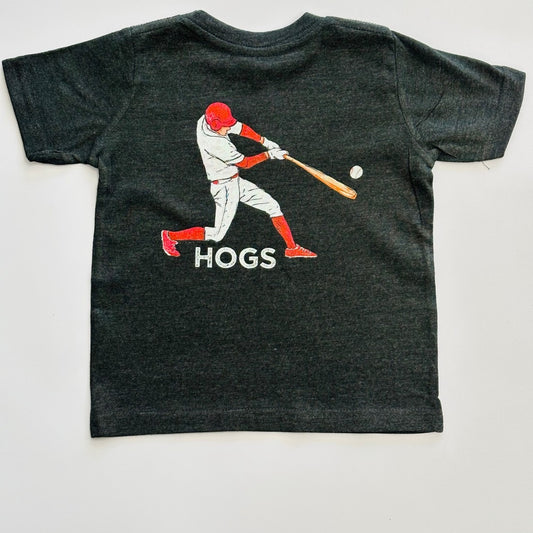 Hogs Baseball Player Tee
