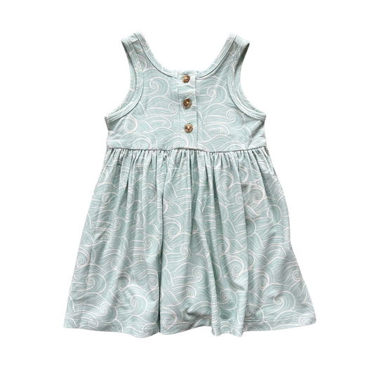 Beach Wave Henley Tank Dress