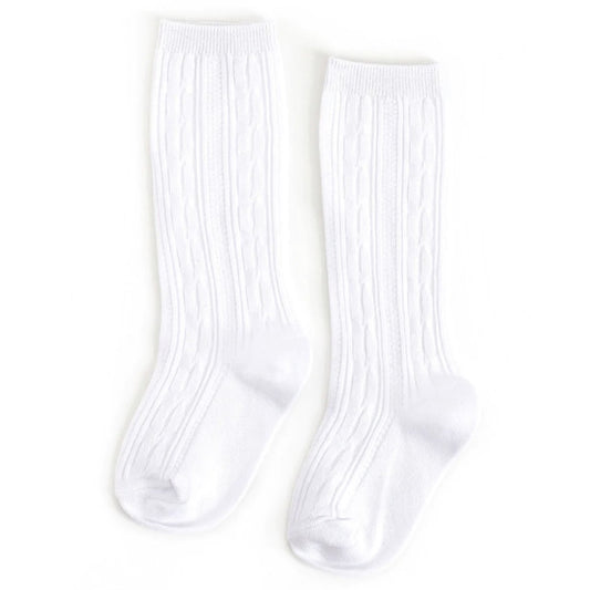 Knee High Socks-White