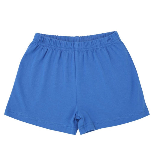 Knit Shorts-Blue