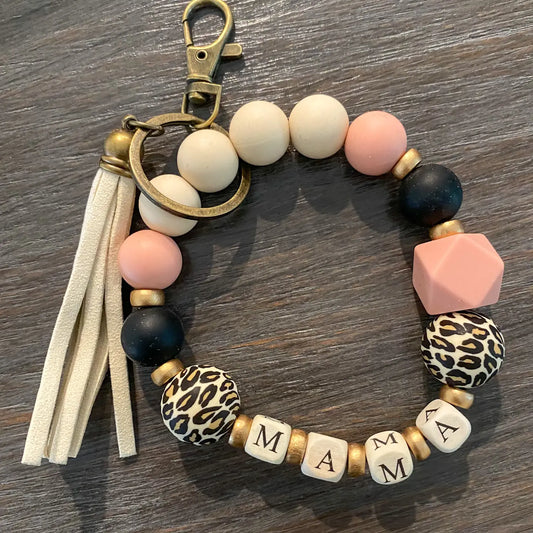 Mama Wristlet Keychain