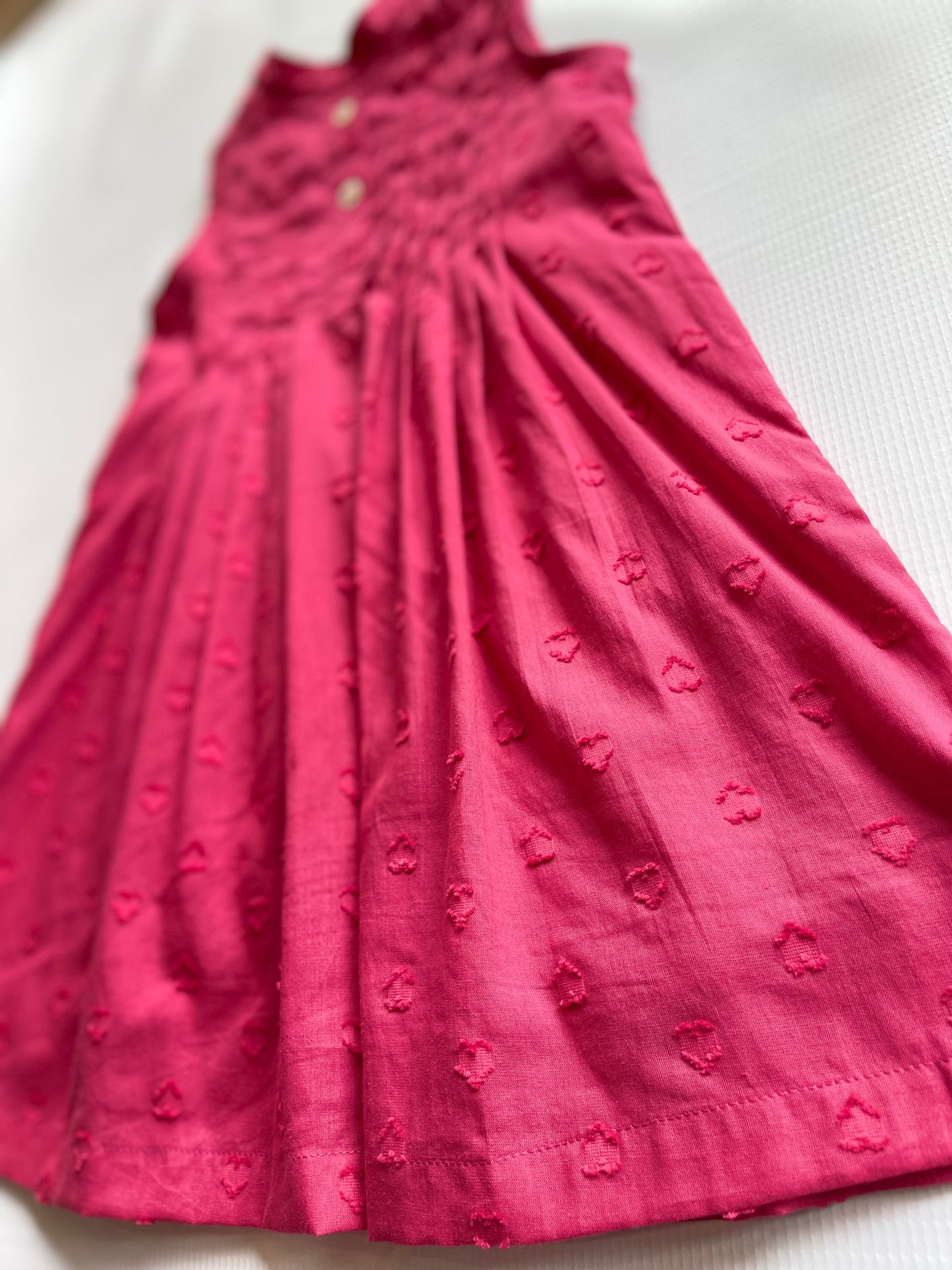 Fuchsia Heart  Dress