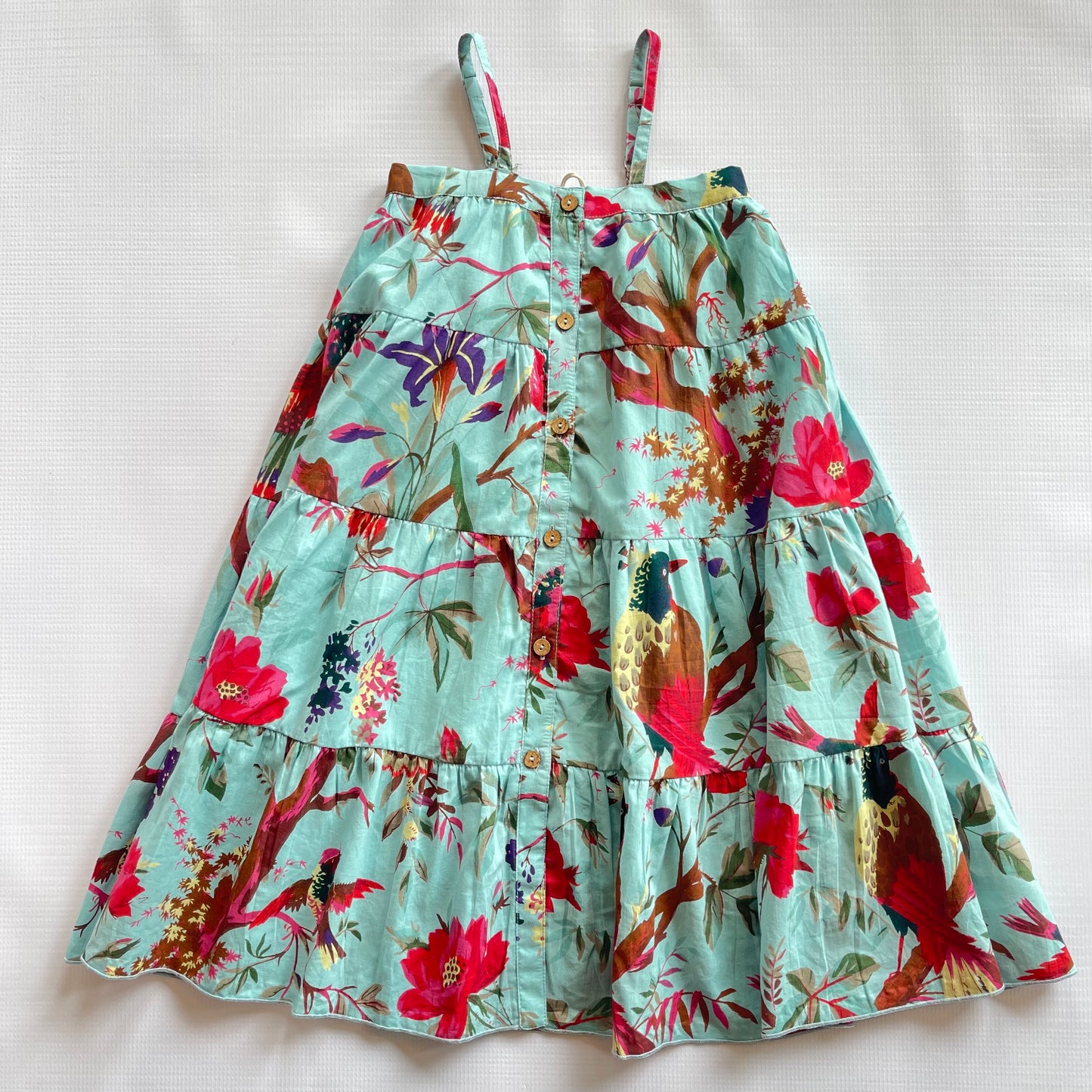 Turquoise Floral Dress