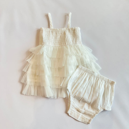 White Tulle Dress