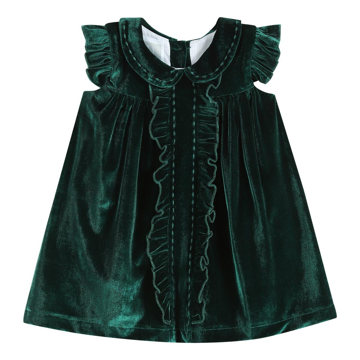 Green Velour Dress