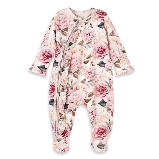 Garden Bouquet Footie Romper