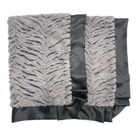 Gray Ziggy Blanket